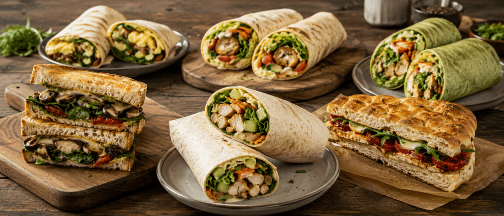 Wraps, Sandwiches & Focaccia